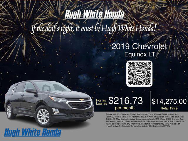 used 2019 Chevrolet Equinox car, priced at $14,275