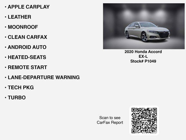 used 2020 Honda Accord car, priced at $28,555