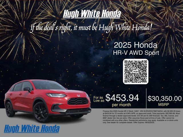 used 2025 Honda HR-V car, priced at $28,670