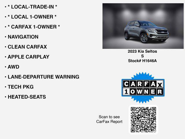used 2023 Kia Seltos car, priced at $21,504