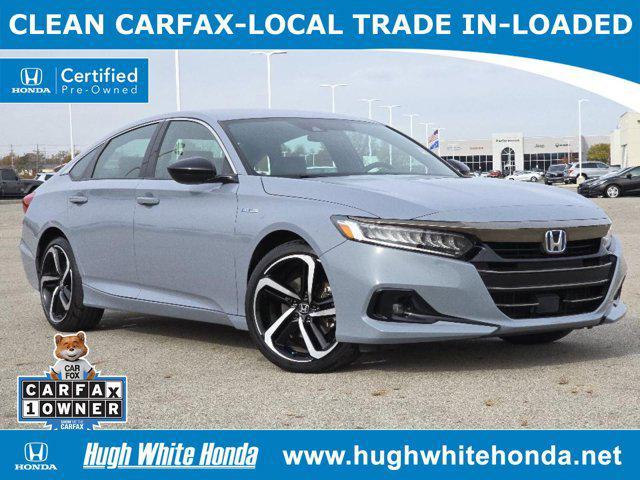 used 2022 Honda Accord Hybrid car, priced at $27,444