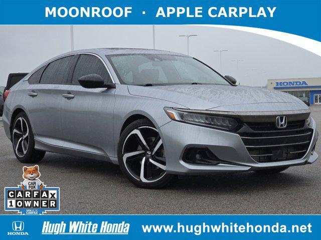 used 2021 Honda Accord car, priced at $25,318