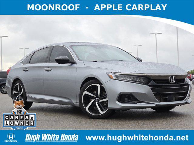 used 2021 Honda Accord car, priced at $25,318