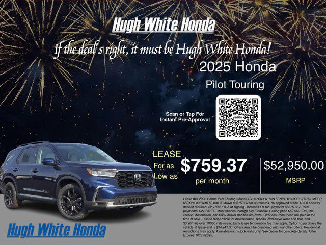 new 2025 Honda Pilot car, priced at $52,950