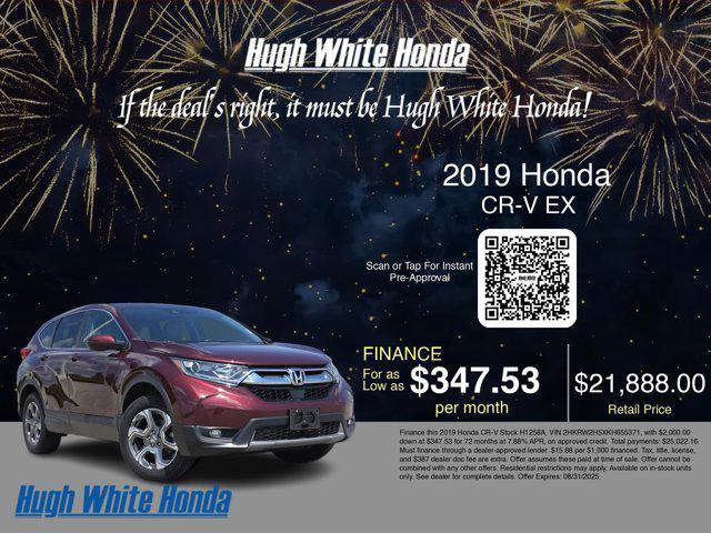used 2019 Honda CR-V car, priced at $20,988
