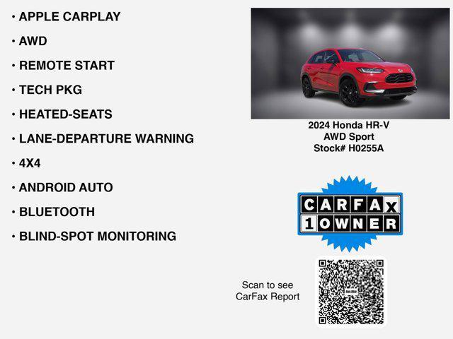 used 2024 Honda HR-V car, priced at $27,333