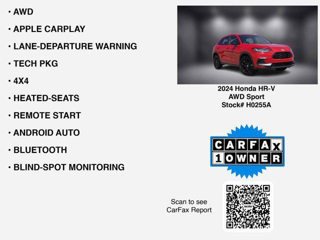 used 2024 Honda HR-V car, priced at $26,988