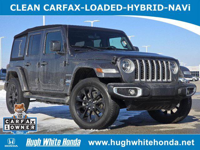 used 2021 Jeep Wrangler Unlimited 4xe car, priced at $30,988