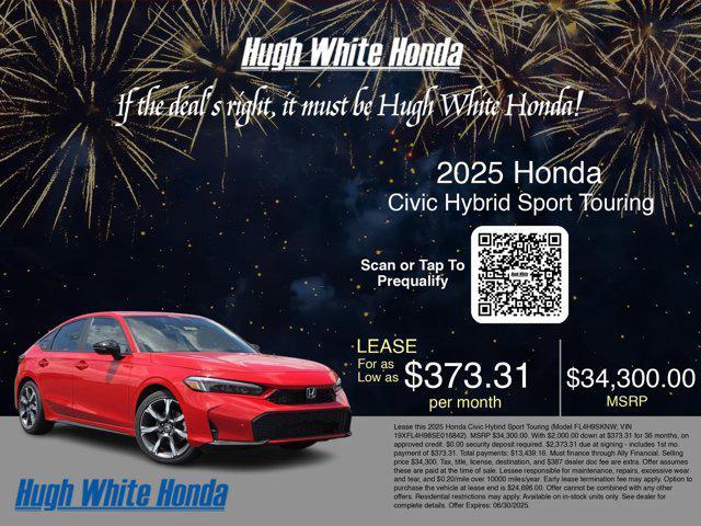 new 2025 Honda Civic Hybrid car, priced at $34,300