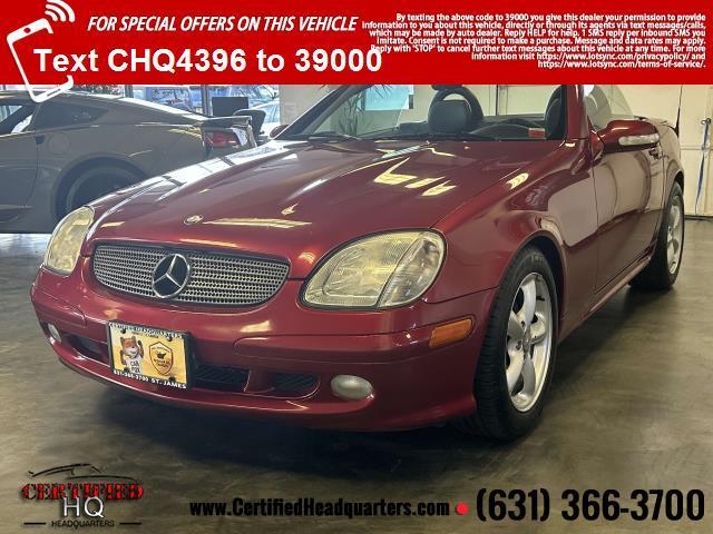used 2001 Mercedes-Benz SLK-Class car, priced at $8,500