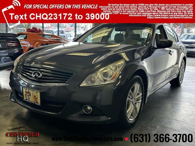 used 2012 INFINITI G25x car, priced at $11,000