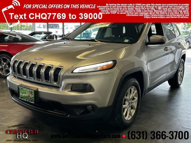 used 2016 Jeep Cherokee car, priced at $12,500