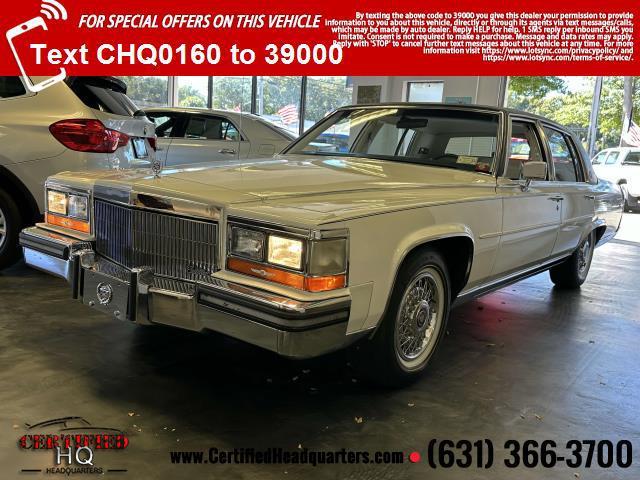 used 1989 Cadillac Brougham car, priced at $15,000