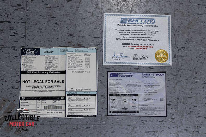 used 2008 Ford Shelby GT500 car, priced at $57,900