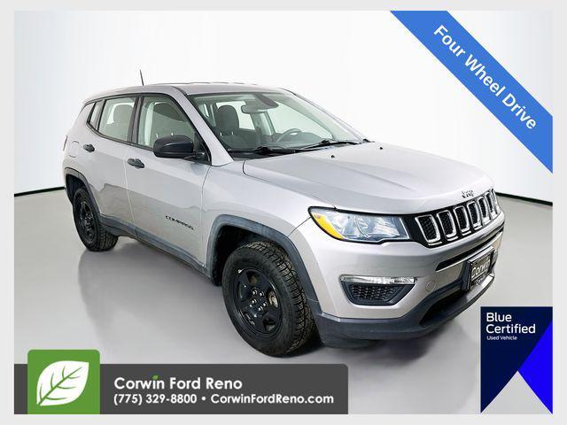 used 2020 Jeep Compass car, priced at $17,389