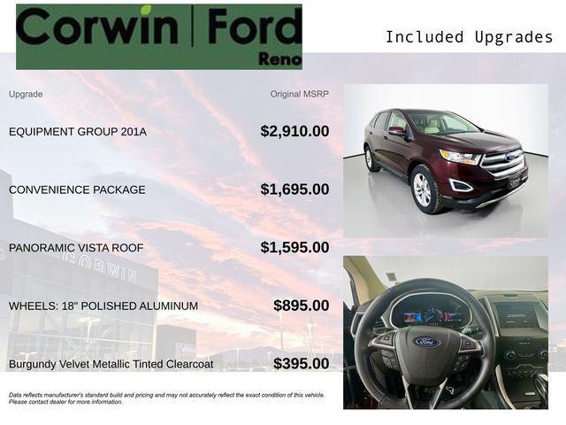 used 2018 Ford Edge car, priced at $15,989
