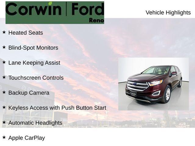 used 2018 Ford Edge car, priced at $15,989