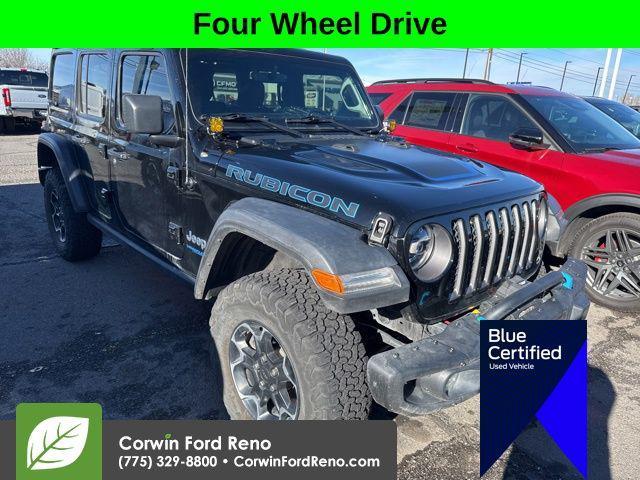 used 2021 Jeep Wrangler Unlimited 4xe car, priced at $36,489