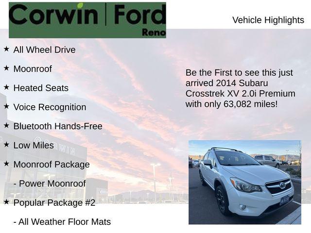 used 2014 Subaru XV Crosstrek car, priced at $14,989