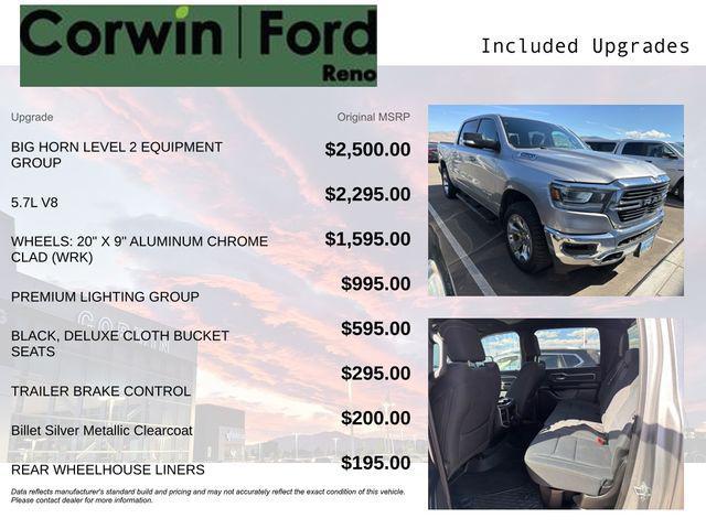 used 2021 Ram 1500 car, priced at $30,989