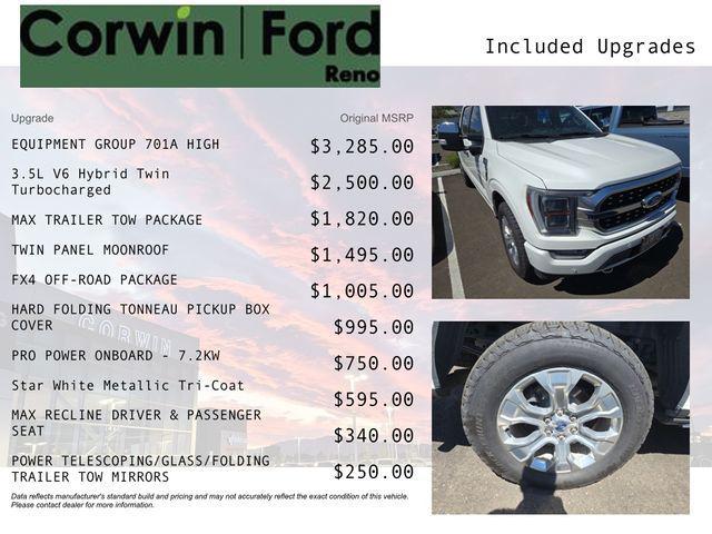 used 2021 Ford F-150 car, priced at $42,989