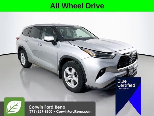 used 2021 Toyota Highlander car, priced at $23,489