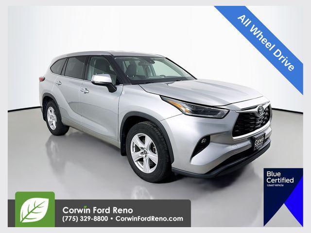 used 2021 Toyota Highlander car, priced at $21,489