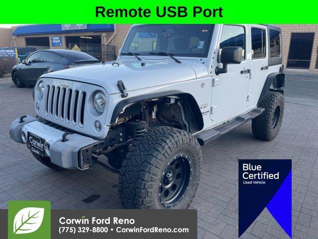 used 2017 Jeep Wrangler Unlimited car, priced at $21,298