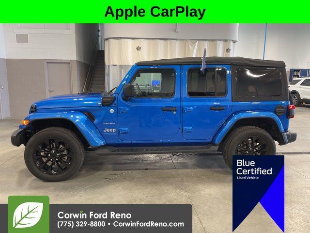used 2021 Jeep Wrangler Unlimited 4xe car, priced at $29,489