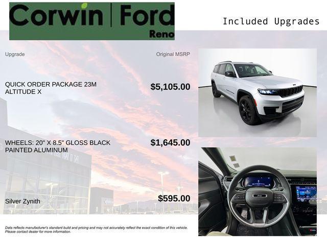 used 2024 Jeep Grand Cherokee L car, priced at $32,989