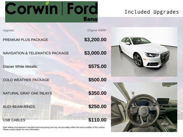 used 2018 Audi A4 car, priced at $17,689