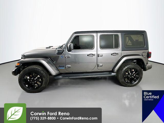 used 2021 Jeep Wrangler Unlimited 4xe car, priced at $25,989