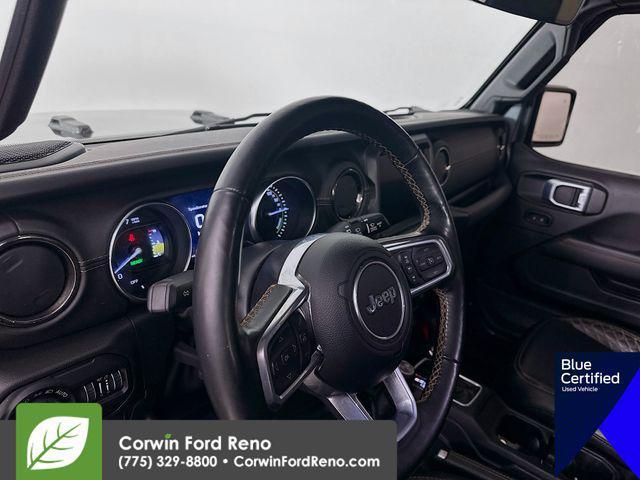 used 2021 Jeep Wrangler Unlimited 4xe car, priced at $25,989
