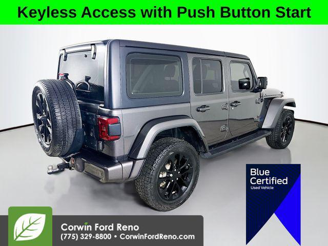 used 2021 Jeep Wrangler Unlimited 4xe car, priced at $28,989