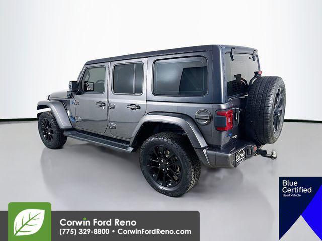 used 2021 Jeep Wrangler Unlimited 4xe car, priced at $25,989