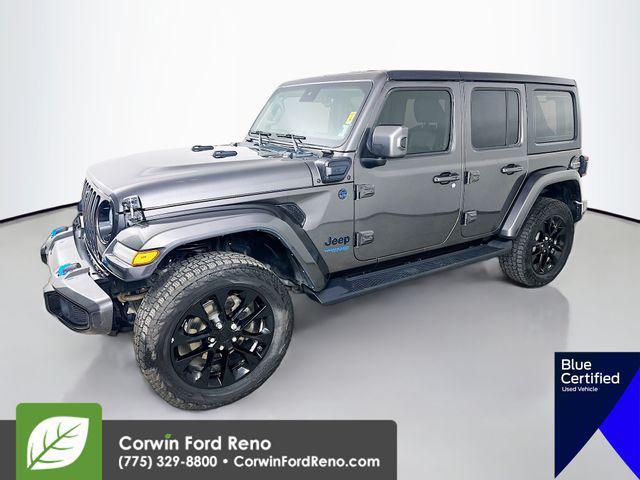 used 2021 Jeep Wrangler Unlimited 4xe car, priced at $25,989