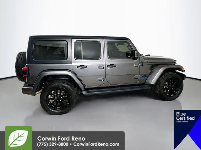 used 2021 Jeep Wrangler Unlimited 4xe car, priced at $25,989