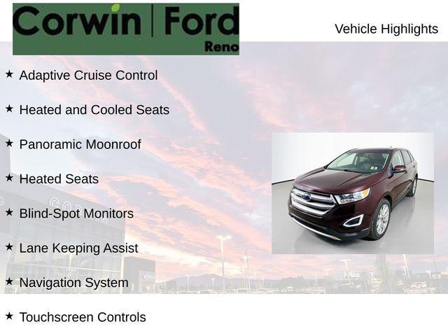 used 2018 Ford Edge car, priced at $17,989