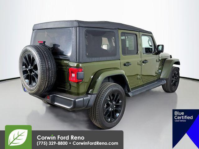 used 2022 Jeep Wrangler Unlimited 4xe car, priced at $29,489