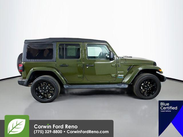 used 2022 Jeep Wrangler Unlimited 4xe car, priced at $29,489