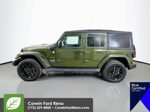 used 2022 Jeep Wrangler Unlimited 4xe car, priced at $29,489