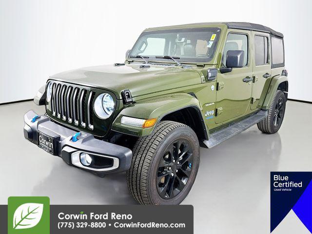 used 2022 Jeep Wrangler Unlimited 4xe car, priced at $29,489