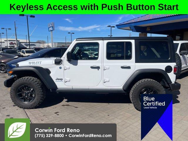 used 2024 Jeep Wrangler 4xe car, priced at $36,989