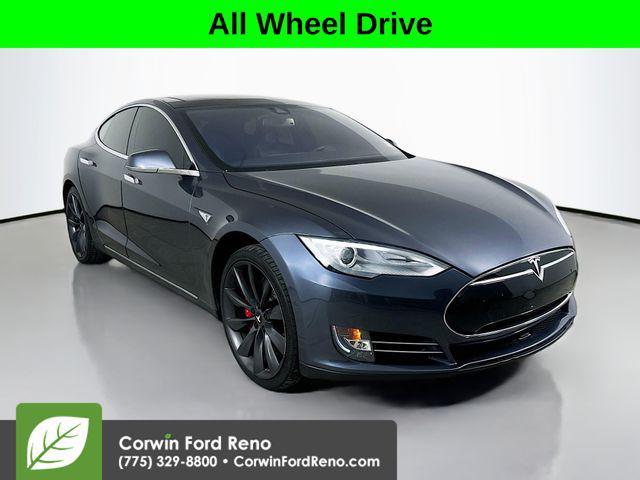 used 2014 Tesla Model S car, priced at $20,989