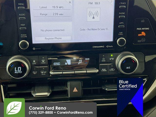 used 2022 Toyota Highlander car, priced at $26,389