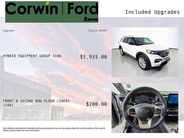 used 2023 Ford Explorer car, priced at $37,489
