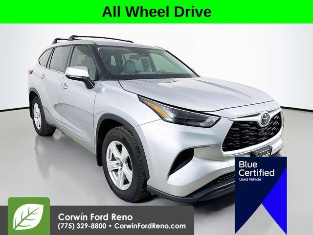 used 2022 Toyota Highlander car, priced at $30,589