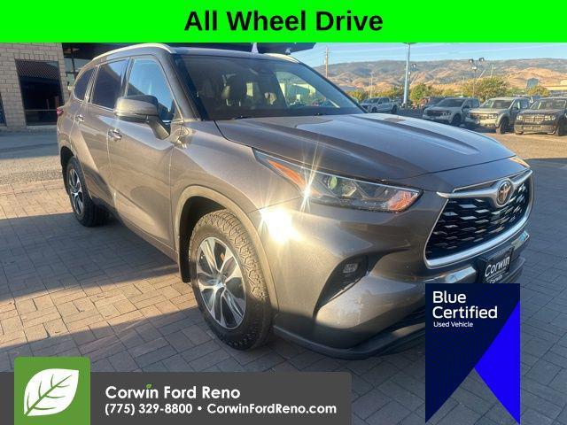 used 2022 Toyota Highlander car, priced at $34,242