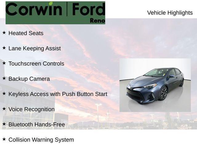 used 2017 Toyota Corolla car, priced at $13,689