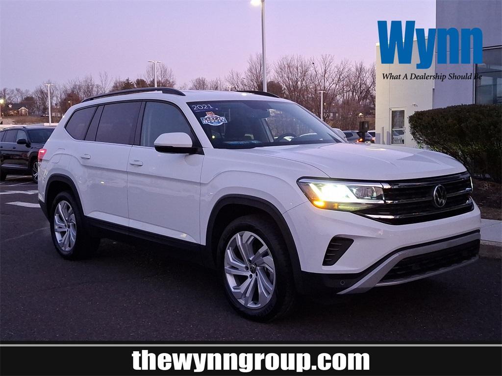 used 2021 Volkswagen Atlas car, priced at $28,380